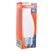 Лампа накаливания свеча Osram CLASSIC B FR 25W E27 матовая