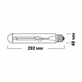 Лампа натриевая Sylvania SHP-TS TwinArc 400W E40 две горелки