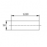 Перегородка кабельная DKC огнестойкая 50мм