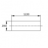 Перегородка кабельная DKC огнестойкая 200мм