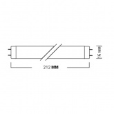 Лампа ультрафиолетовая T5 Sylvania F6W/BLB G5, 212 mm