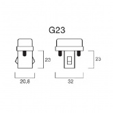 Лампа ультрафиолетовая Sylvania LYNX-S 11W/BLB G23