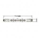 Лампа галогенная линейная BLV 500W 220V R7s 114.2mm