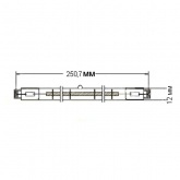 Лампа галогенная линейная BLV 1500W 220V R7s 250.7mm