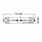Лампа металлогалогенная BLV HIT-DE 70 nw 4200K RX7s (МГЛ)