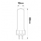 Лампа металлогалогенная GE CMH 150W/830 3000K T UVC U G12 (МГЛ)