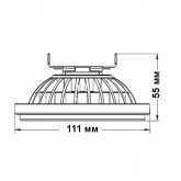 Лампа светодиодная VS LED AR111 12W 3000K 38° 12V G53