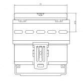 Электросчетчик Меркурий 201.7 5-60А/230В кл.т.1,0 однотарифный мех.