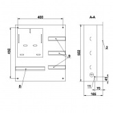 Щит металлический ИЭК ЩУРв-3/30зо-1 36 УХЛ3 IP31 на 3-фазный счетчик и 30 модулей встраиваемый