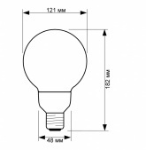 Лампа энергосберегающая Philips MASTERGlobe 23W/827 E27 d121x182