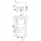 Щит металлический ИЭК ЩУРв-3/12зо-1 36 УХЛ3 IP31 на 3-фазный счетчик и 12 модулей встраиваемый