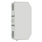 Бокс ИЭК КМПн 1/4 на 4 модуля накладной пластиковый без дверки