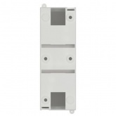 Бокс ИЭК КМПн 1/2 на 1-2 модуля накладной пластиковый без дверки