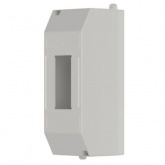 Бокс ИЭК КМПн 1/2 на 1-2 модуля накладной пластиковый без дверки