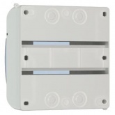 Бокс ИЭК КМПн 2/6 на 6 модулей накладной пластиковый с прозрачной дверкой