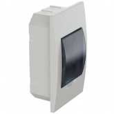 Щит встраиваемый пластиковый ИЭК ЩРВ-П-4 4 модуля с прозрачной дверкой IP41