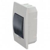 Щит встраиваемый пластиковый ИЭК ЩРВ-П-4 4 модуля с прозрачной дверкой IP41