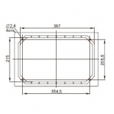 Щит встраиваемый пластиковый ИЭК ЩРВ-П-18 18 модулей с прозрачной дверкой IP41