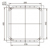 Щит встраиваемый пластиковый ИЭК ЩРВ-П-36 36 модулей (3х12) с прозрачной дверкой IP41