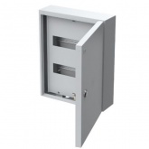 Щит металлический ИЭК TITAN 3 ЩРн-24з-0 24(2х12) модуля навесной 410х330х120 У2 IP54 серый