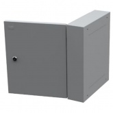 Щит металлический ИЭК TITAN 3 ЩРн-24з-0 24(2х12) модуля навесной 410х330х120 У2 IP54 серый