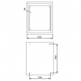 Щит металлический ИЭК ЩМП-5-0 36 УХЛ3 IP31, с монтажной платой 1000х650х300