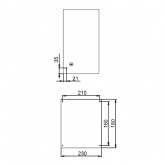 Щит металлический ИЭК ЩМП-2.3.1-0 36 УХЛ3 IP31, с монтажной платой 250х300х150