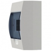 Щит навесной пластиковый ИЭК ЩРН-П-8 8 модулей с прозрачной дверкой IP41 (электрический шкаф)