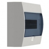 Щит навесной пластиковый ИЭК ЩРН-П-18 18 модулей с прозрачной дверкой IP41 (электрический шкаф)