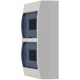 Щит навесной пластиковый ИЭК ЩРН-П-24 24 модуля (2х12) с прозрачной дверкой IP41 (электрический шкаф)