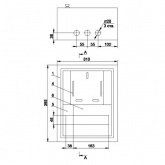 Щит металлический ИЭК ЩУРн-1/12зо-1 36 УХЛ3 IP31 на 1-фазный счетчик и 12 модулей навесной