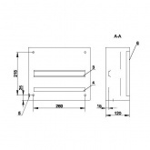 Щит металлический ИЭК TITAN 3 ЩРн-12з-1 12 модулей навесной 265х310х120 УХЛ3 IP31 белый