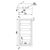 Щит металлический ИЭК TITAN 3 ЩРн-48з-1 48(4х12) модулей навесной 620х310х120 УХЛ3 IP31 серый