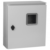 Щит металлический влагозащищенный ИЭК ЩУ3/1-0 74 У1 445х440х150 на 3-ф счетчик IP66