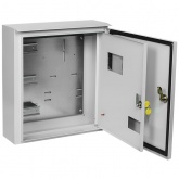 Щит металлический влагозащищенный ИЭК ЩУ3/1-1 74 У1 445х400х150 внутренняя дверь на 3-ф счетчик IP66