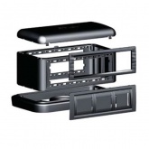 Напольная башенка DKC BUS на 12 модулей черная