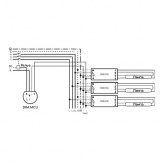 Электронный диммер Osram HF DIM MCU P 1-10V потенциометр для люминесцентных ламп