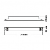 ЭПРА Osram QTi 1x35/49/80 DIM 1-10V диммируемый для люминесцентных ламп T5