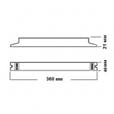 ЭПРА Osram QTi DALI 4x18 DIM диммируемый для люминесцентных ламп T8