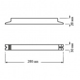 ЭПРА Osram QT-FIT8 1x18 для люминесцентных ламп T8