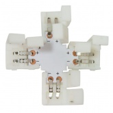 LD191 Коннектор X-образный соединительный для светодиодной ленты 5050 10mm