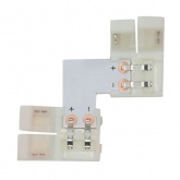 Коннектор Feron LD185 L-образный соединительный для светодиодной ленты 5050 10mm