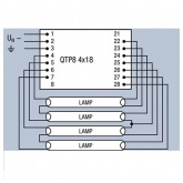 ЭПРА Osram QTP8 3x18, 4х18 для люминесцентных ламп T8