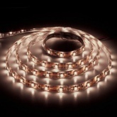 Светодиодная лента с драйвером 90W LS607 60SMD(5050) 14.4W/m 12V IP65 5000х10х3.8mm теплый белый