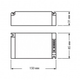 ЭПРА Osram для металлогалогенных ламп PTi 150W S