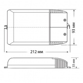 ЭПРА Osram для металлогалогенных ламп PTi 150W I 185x96x33mm