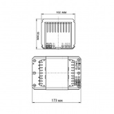 Дроссель Vossloh Schwabe NaH 600.010 220V 6,20A для металлогалогенных и натриевых ламп 600W