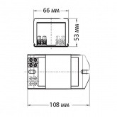 Дроссель Vossloh Schwabe Q 125.549 220V 1,15A для ртутных ламп ДРЛ 125W