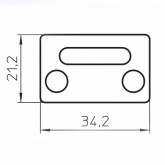 Прокладка VS 98085 IP67 резиновая черная система 152
