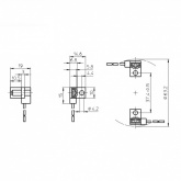 Патрон VS 33100 G53 провод 0.75 кв.мм